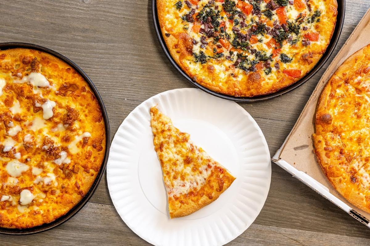 Pizza on plate